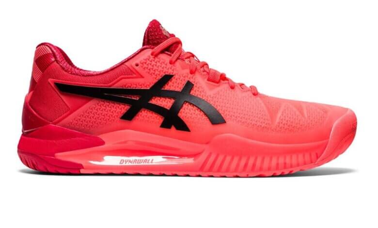 red asics gel resolution 8