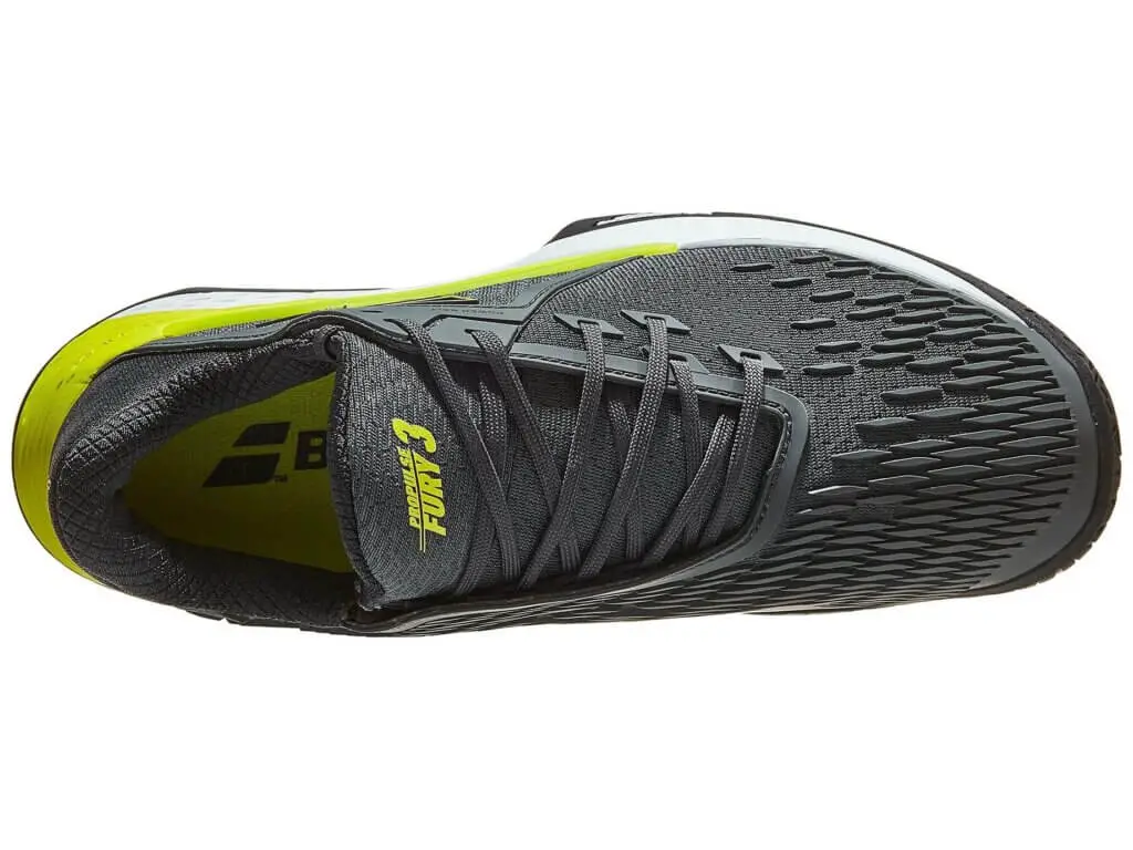 Babolat Propulse Fury 3 lacing system